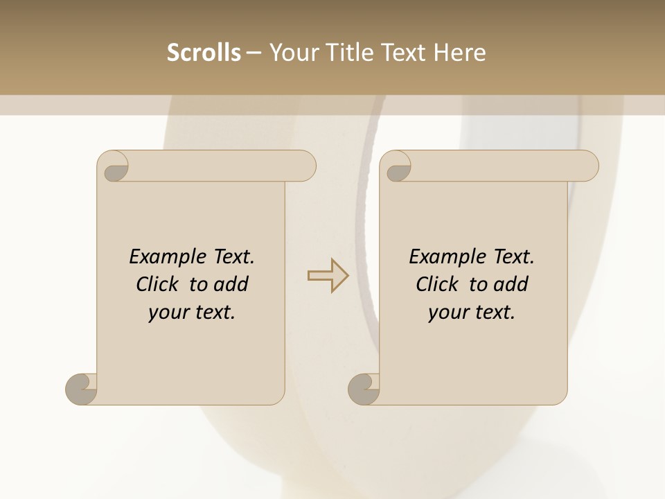 Isolated Adhesive Object PowerPoint Template