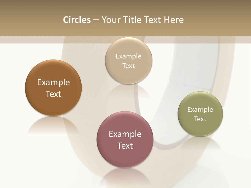 Isolated Adhesive Object PowerPoint Template