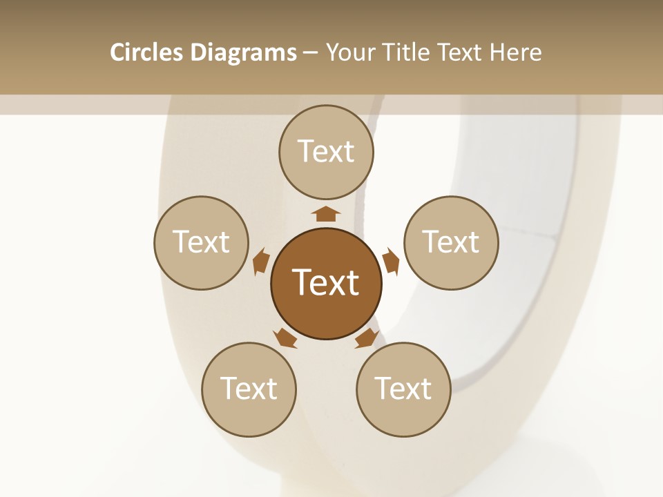 Isolated Adhesive Object PowerPoint Template