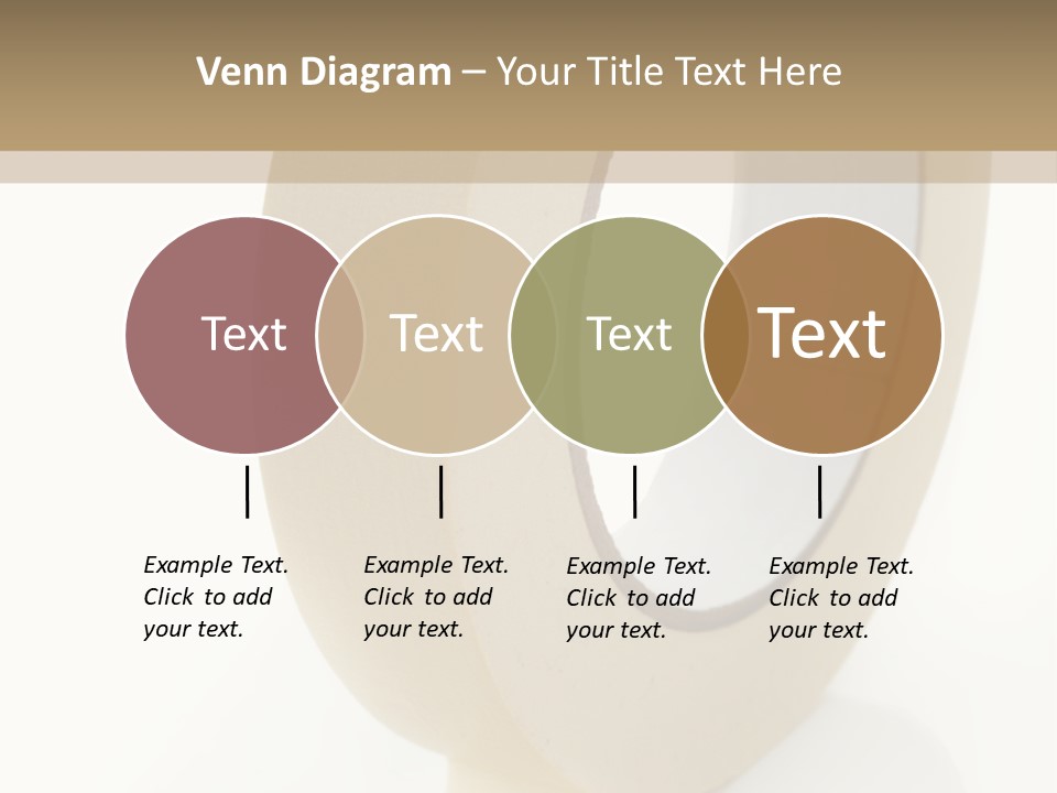 Isolated Adhesive Object PowerPoint Template
