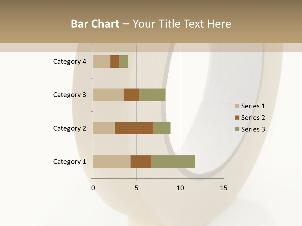 Isolated Adhesive Object PowerPoint Template