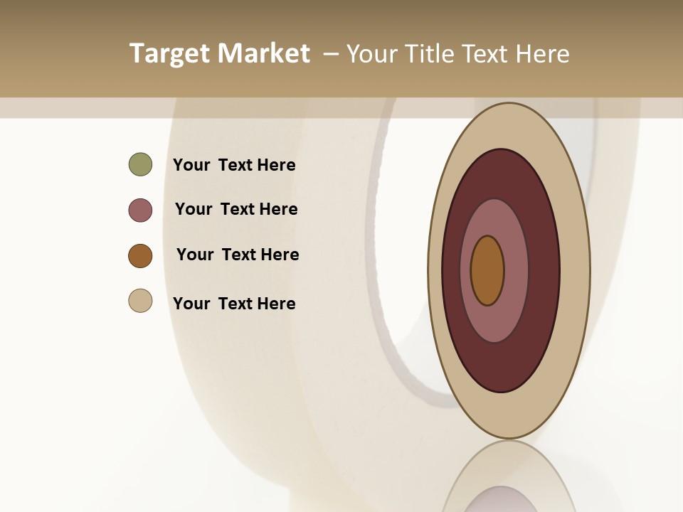 Isolated Adhesive Object PowerPoint Template