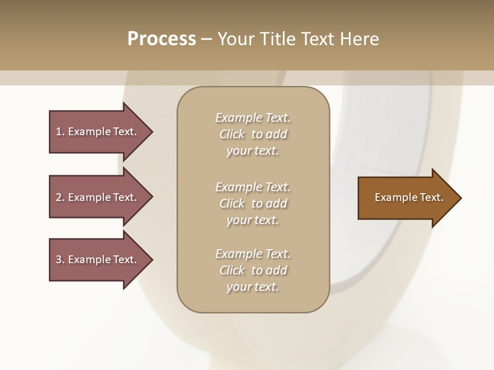 Isolated Adhesive Object PowerPoint Template