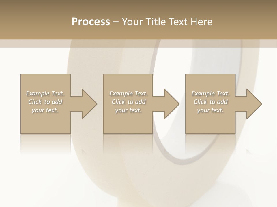 Isolated Adhesive Object PowerPoint Template