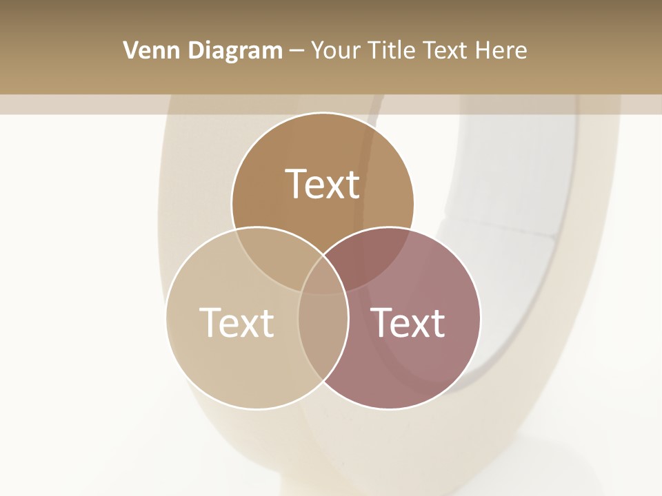 Isolated Adhesive Object PowerPoint Template