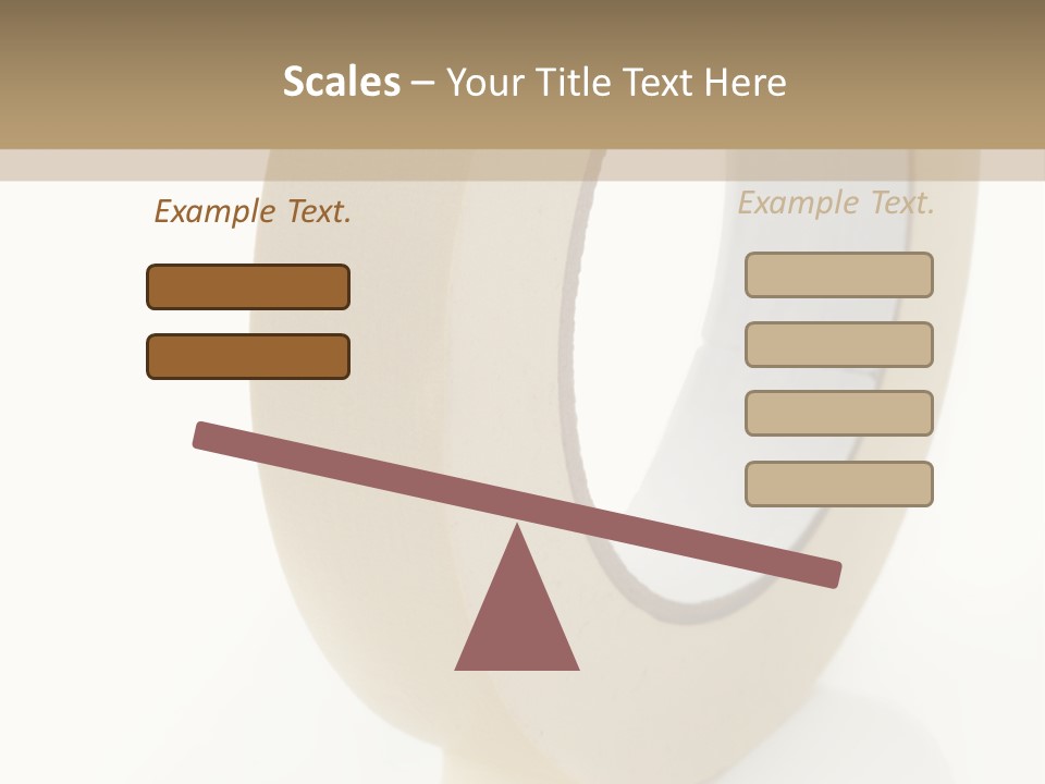 Isolated Adhesive Object PowerPoint Template