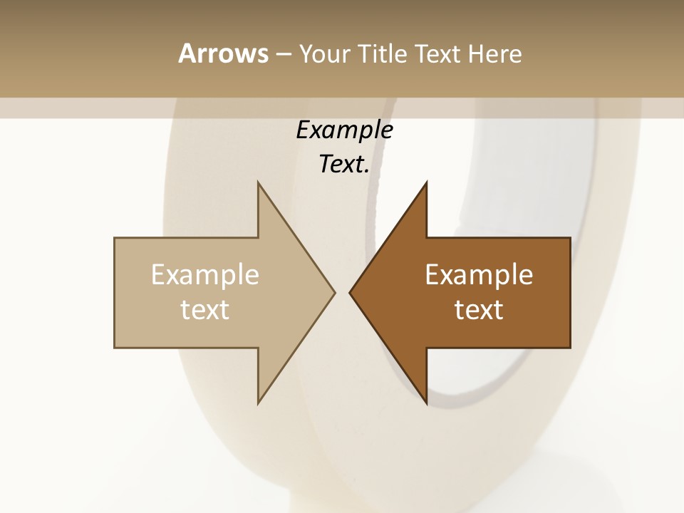 Isolated Adhesive Object PowerPoint Template