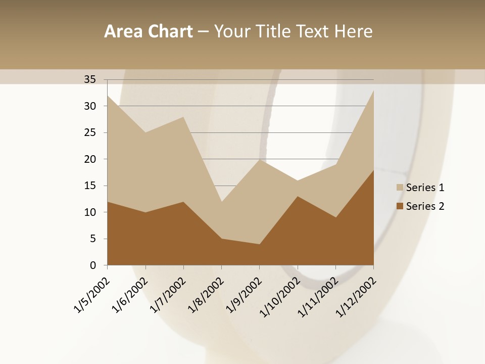 Isolated Adhesive Object PowerPoint Template