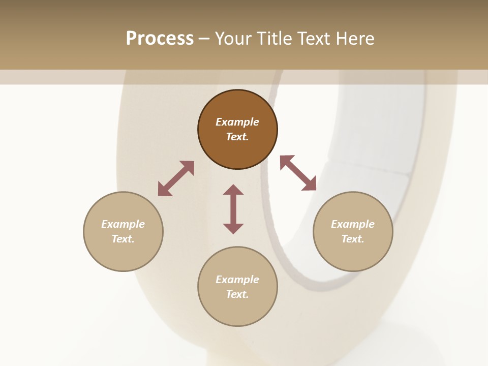 Isolated Adhesive Object PowerPoint Template