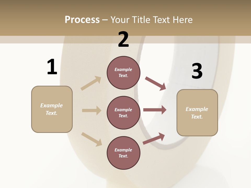 Isolated Adhesive Object PowerPoint Template