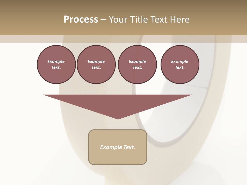 Isolated Adhesive Object PowerPoint Template