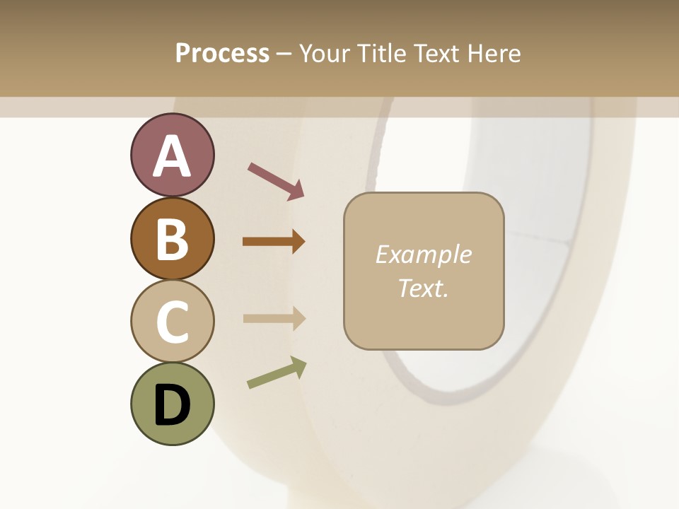 Isolated Adhesive Object PowerPoint Template