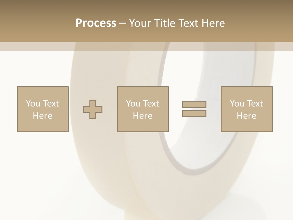 Isolated Adhesive Object PowerPoint Template
