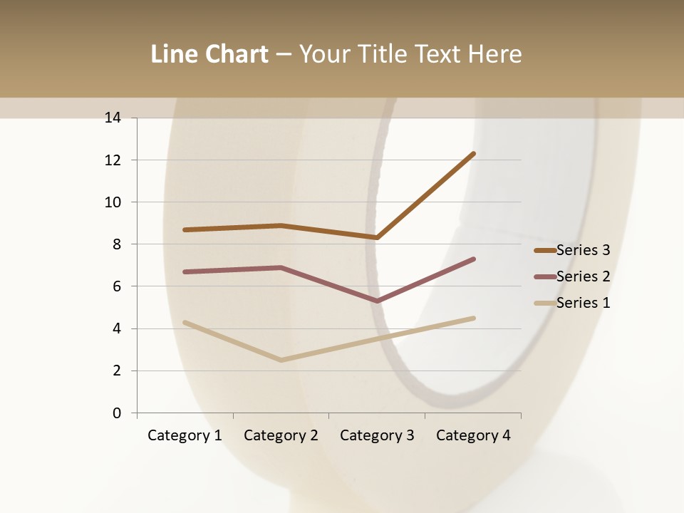 Isolated Adhesive Object PowerPoint Template