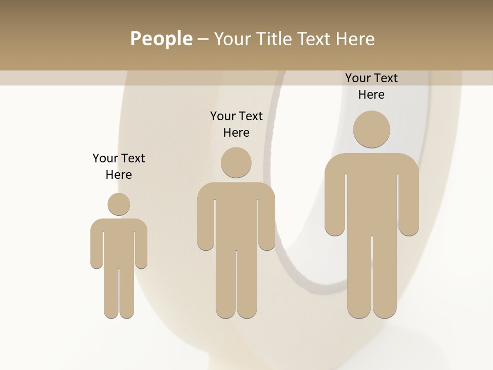 Isolated Adhesive Object PowerPoint Template