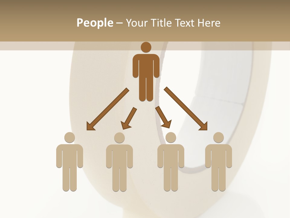 Isolated Adhesive Object PowerPoint Template