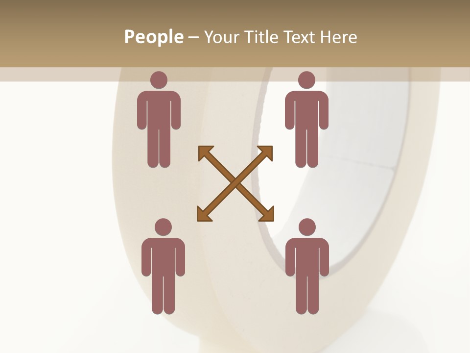 Isolated Adhesive Object PowerPoint Template