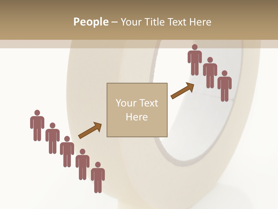 Isolated Adhesive Object PowerPoint Template