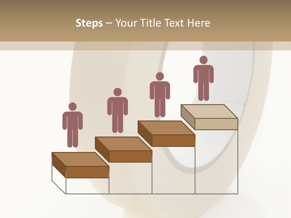 Isolated Adhesive Object PowerPoint Template