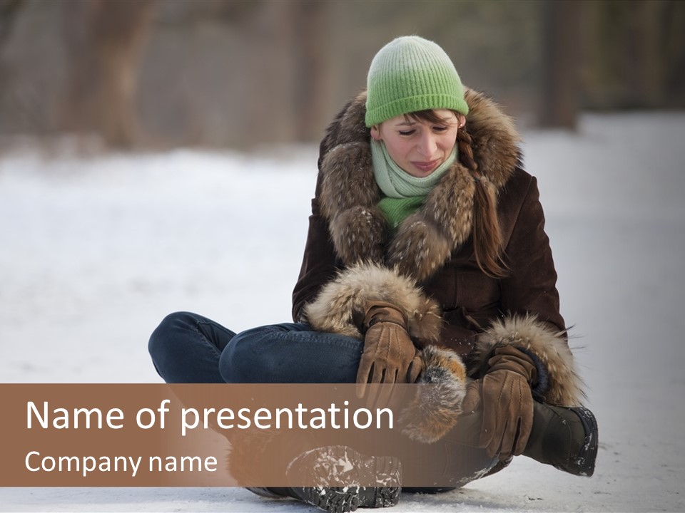 Accident Painful Park PowerPoint Template