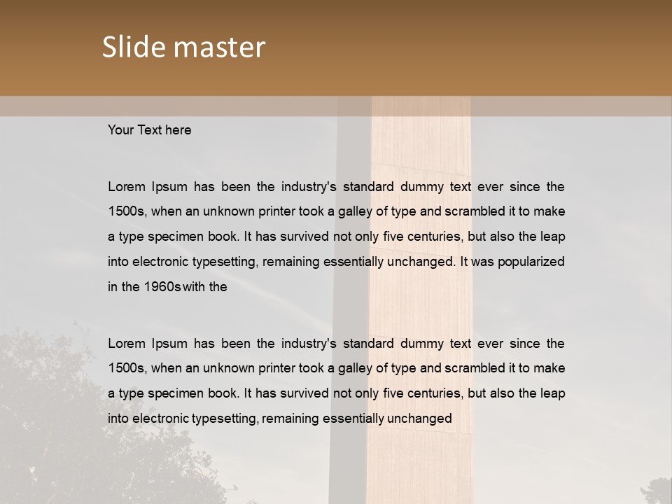 Vertical Countryside Happy PowerPoint Template