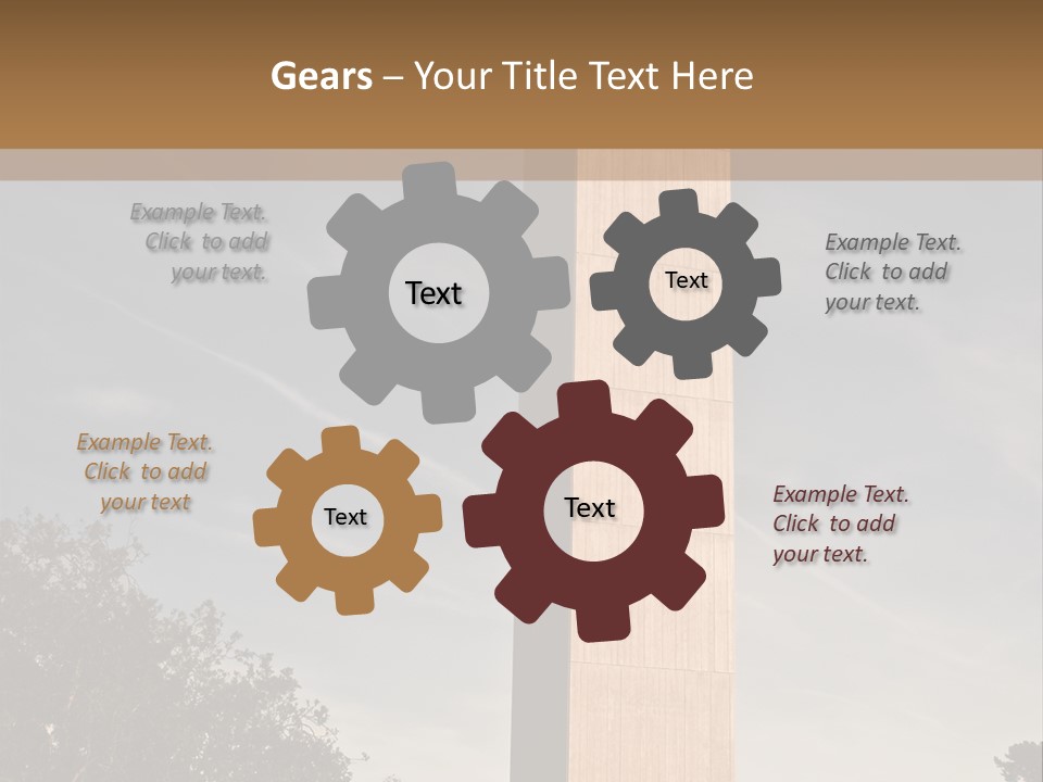 Vertical Countryside Happy PowerPoint Template