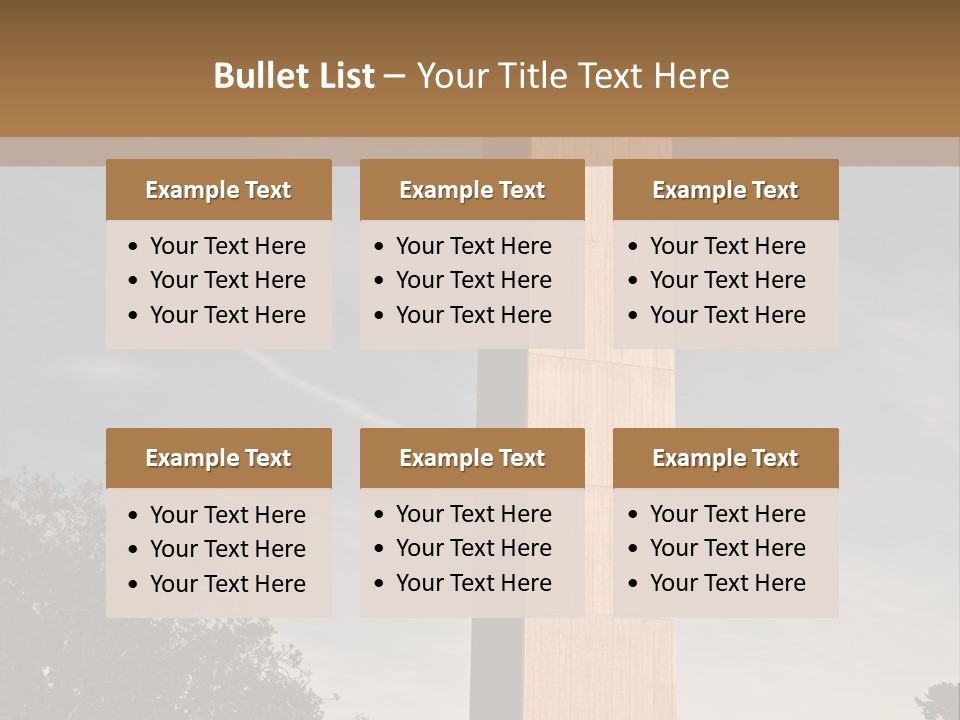 Vertical Countryside Happy PowerPoint Template