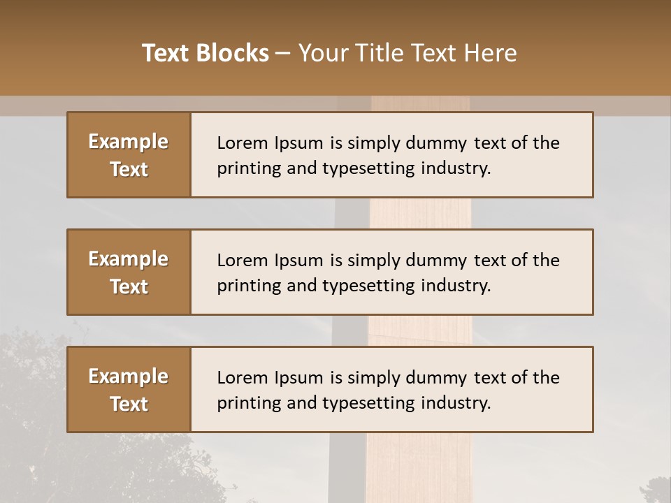 Vertical Countryside Happy PowerPoint Template