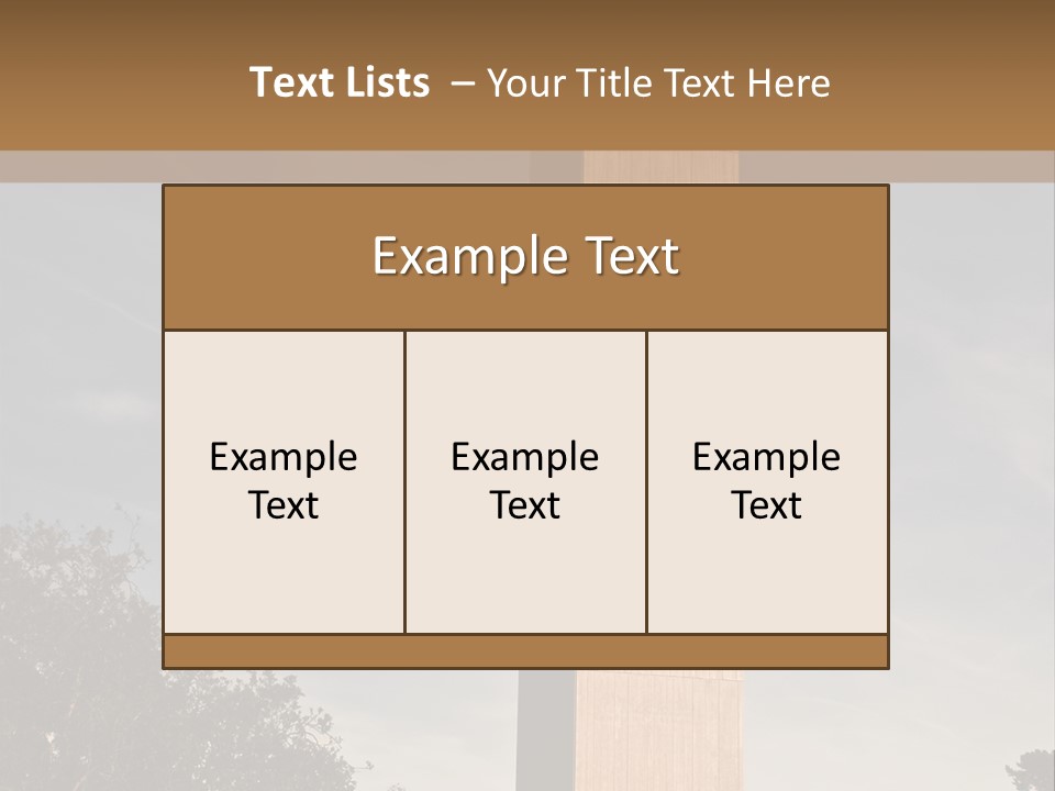 Vertical Countryside Happy PowerPoint Template