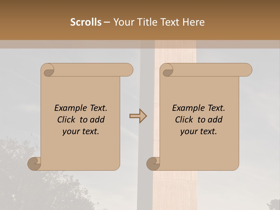 Vertical Countryside Happy PowerPoint Template