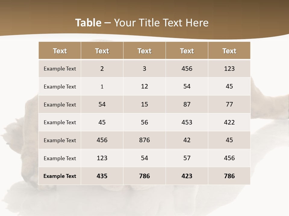 Upside Young Pet PowerPoint Template