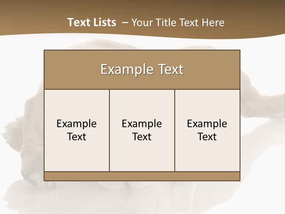 Upside Young Pet PowerPoint Template
