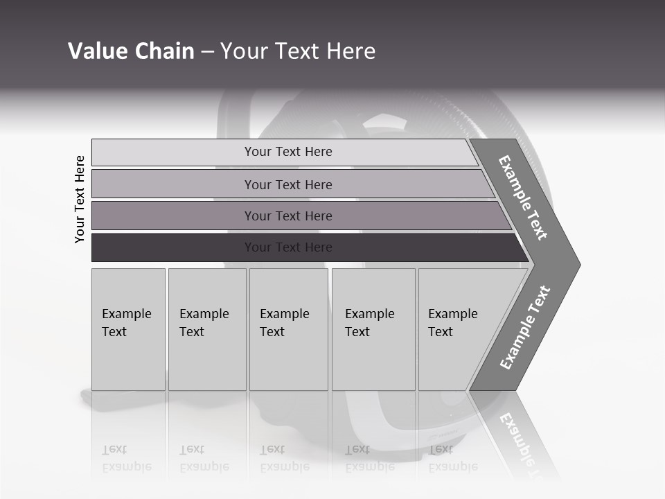 A Black And White Vacuum Is On Display PowerPoint Template