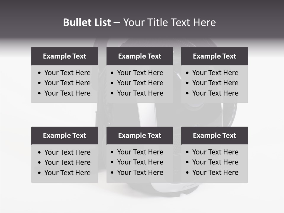 A Black And White Vacuum Is On Display PowerPoint Template