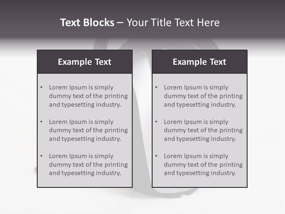A Black And White Vacuum Is On Display PowerPoint Template