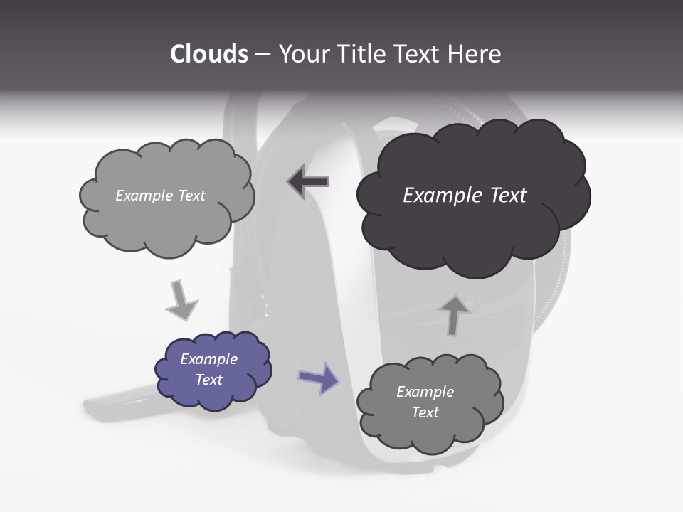 A Black And White Vacuum Is On Display PowerPoint Template