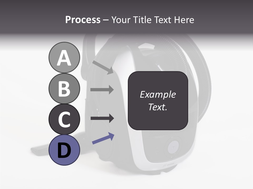 A Black And White Vacuum Is On Display PowerPoint Template