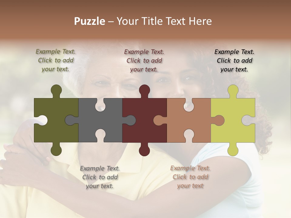 Together Smiling Retired PowerPoint Template