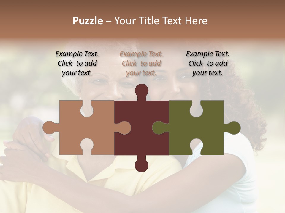 Together Smiling Retired PowerPoint Template