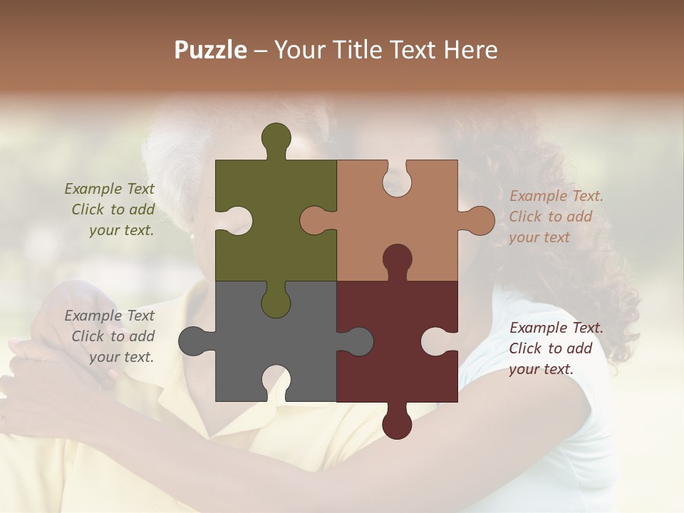 Together Smiling Retired PowerPoint Template