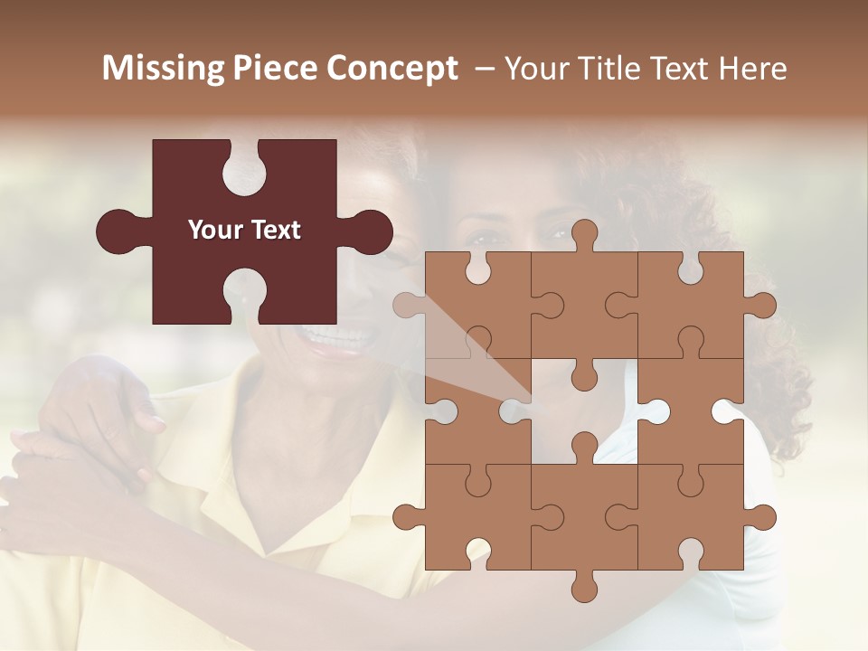 Together Smiling Retired PowerPoint Template