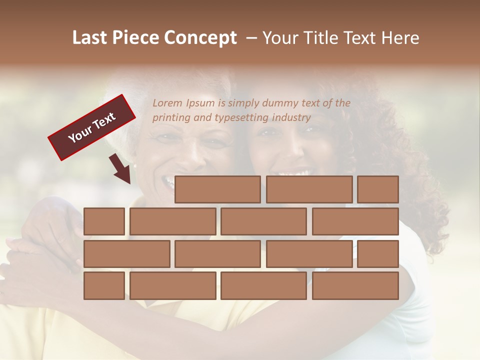 Together Smiling Retired PowerPoint Template