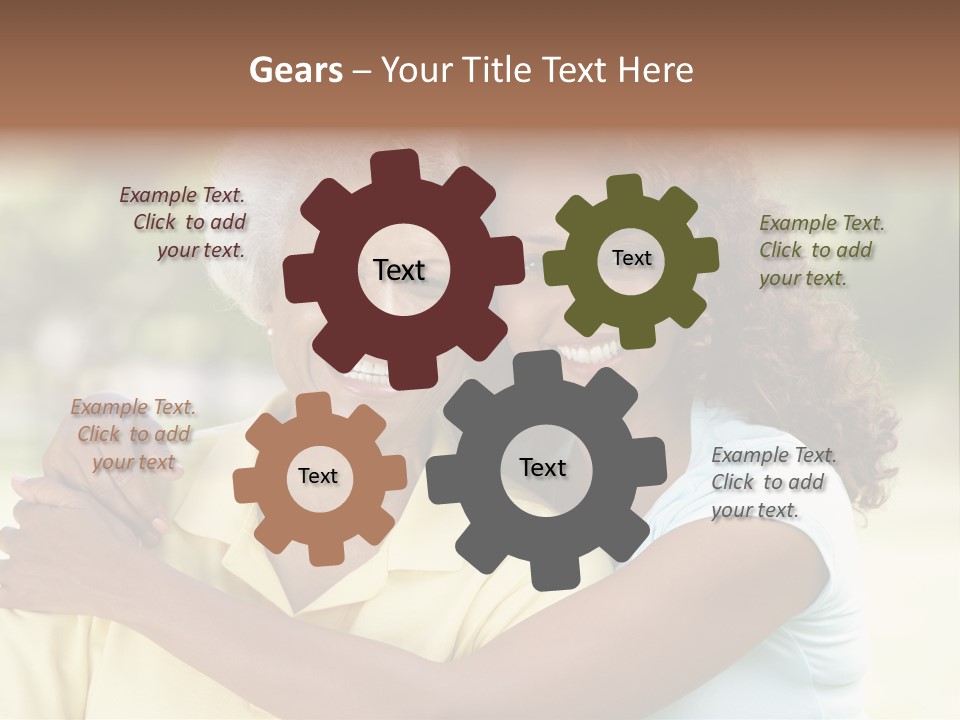 Together Smiling Retired PowerPoint Template