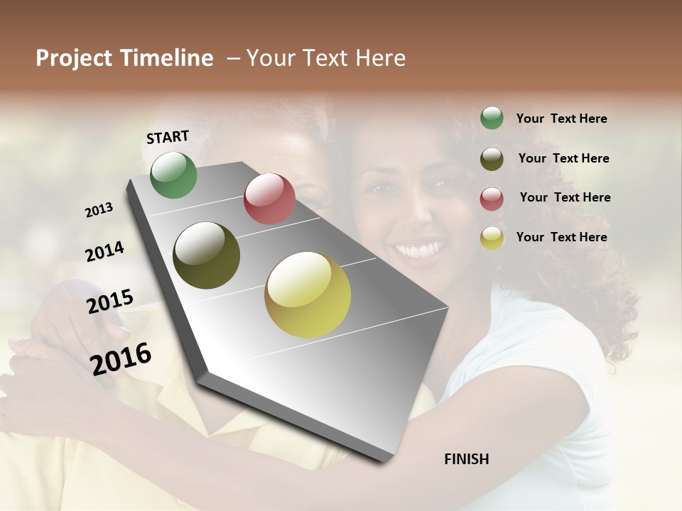 Together Smiling Retired PowerPoint Template