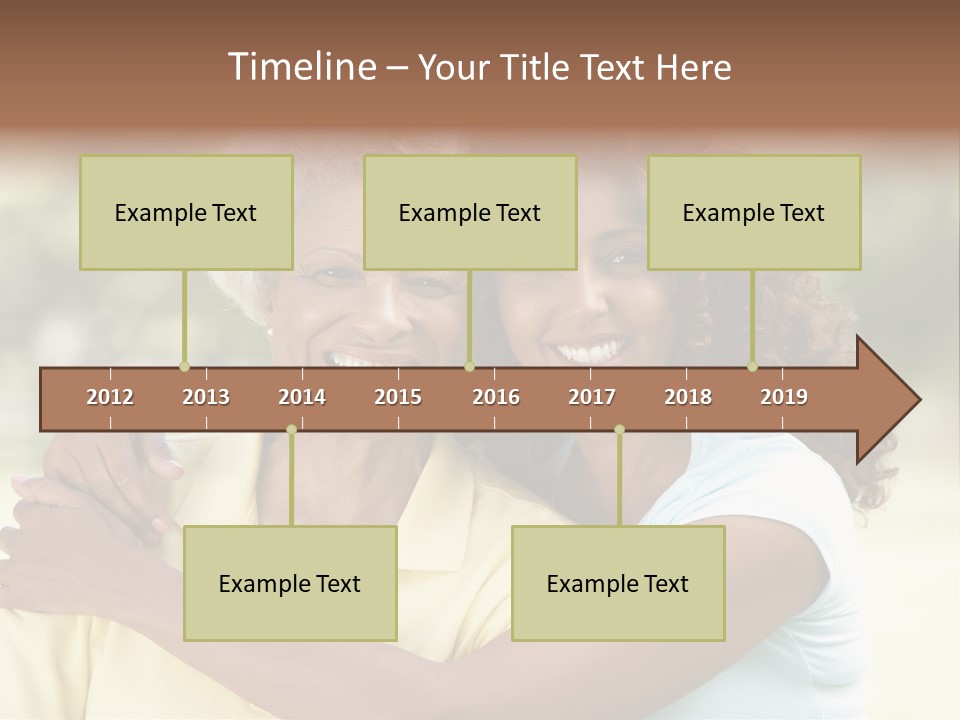 Together Smiling Retired PowerPoint Template