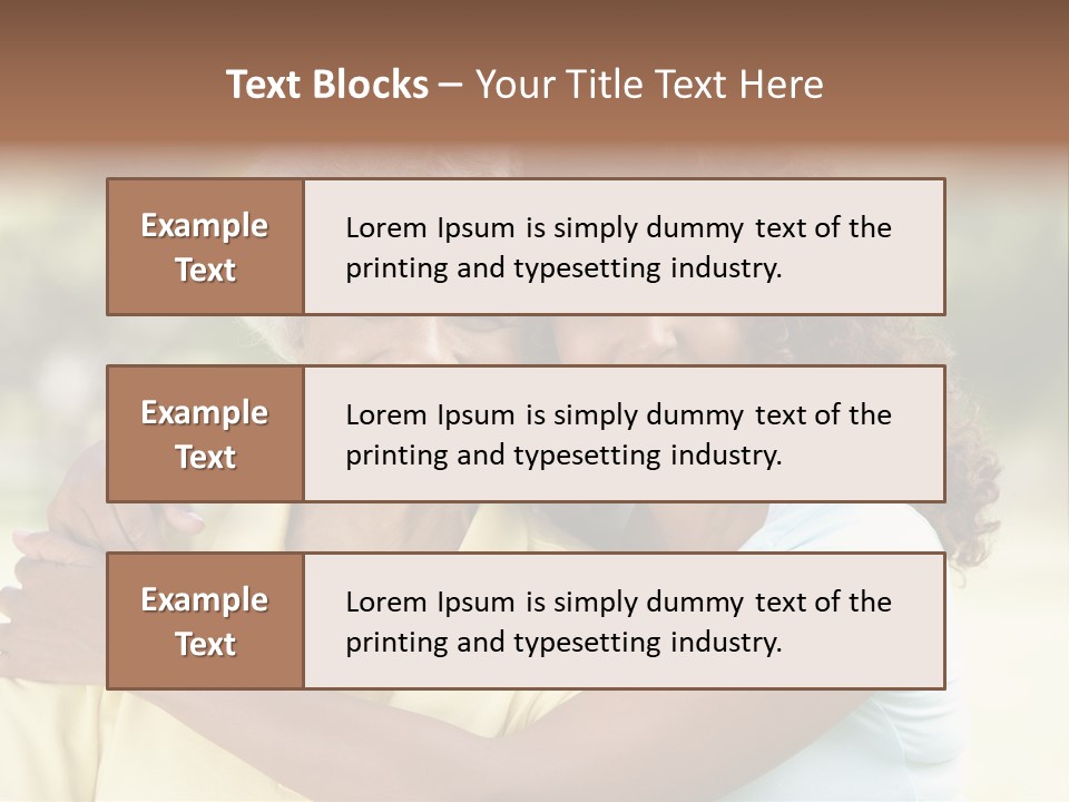 Together Smiling Retired PowerPoint Template