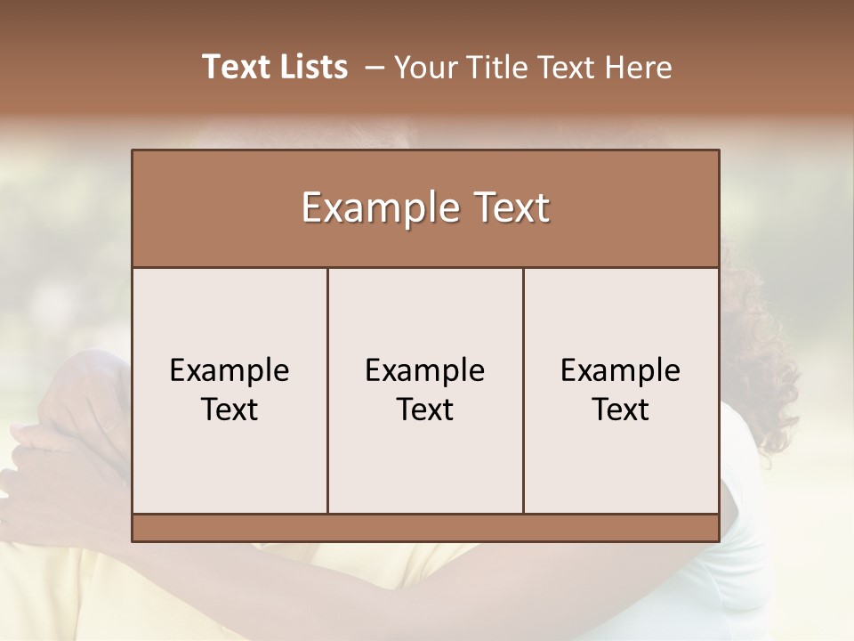Together Smiling Retired PowerPoint Template