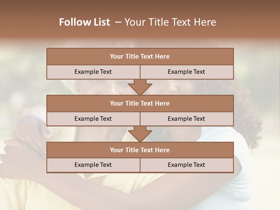 Together Smiling Retired PowerPoint Template