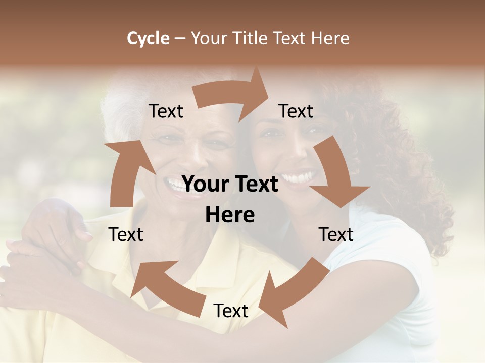 Together Smiling Retired PowerPoint Template