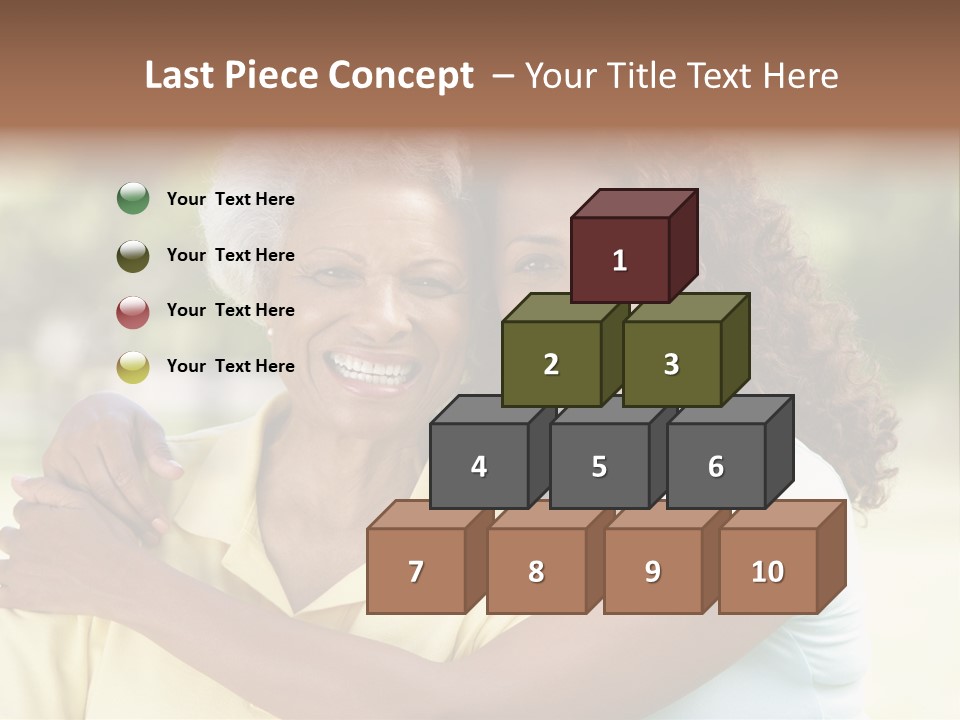 Together Smiling Retired PowerPoint Template